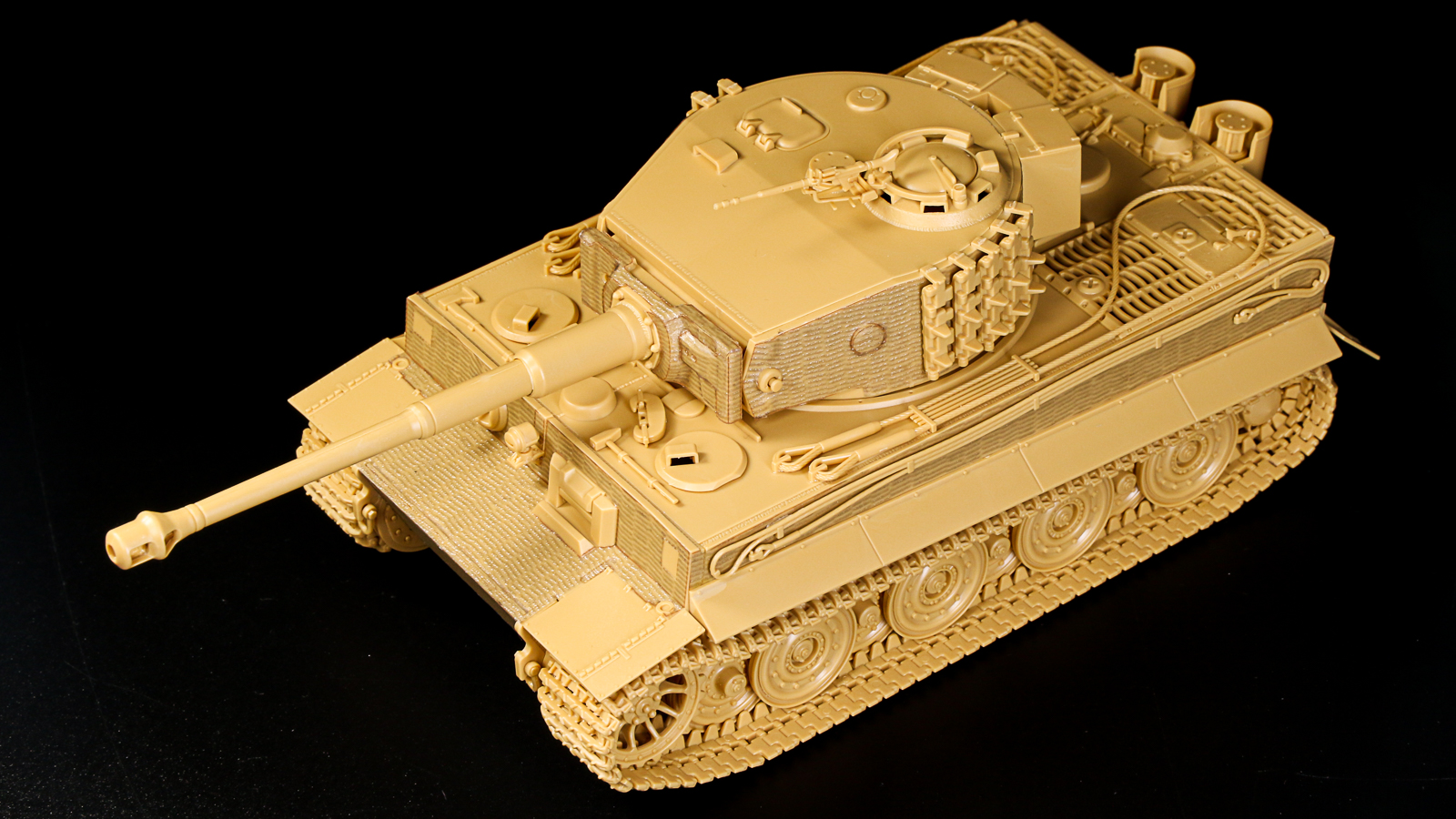 プラモデル戦車 ２セット（ティーガーⅠ、ラング） ツィメリット 