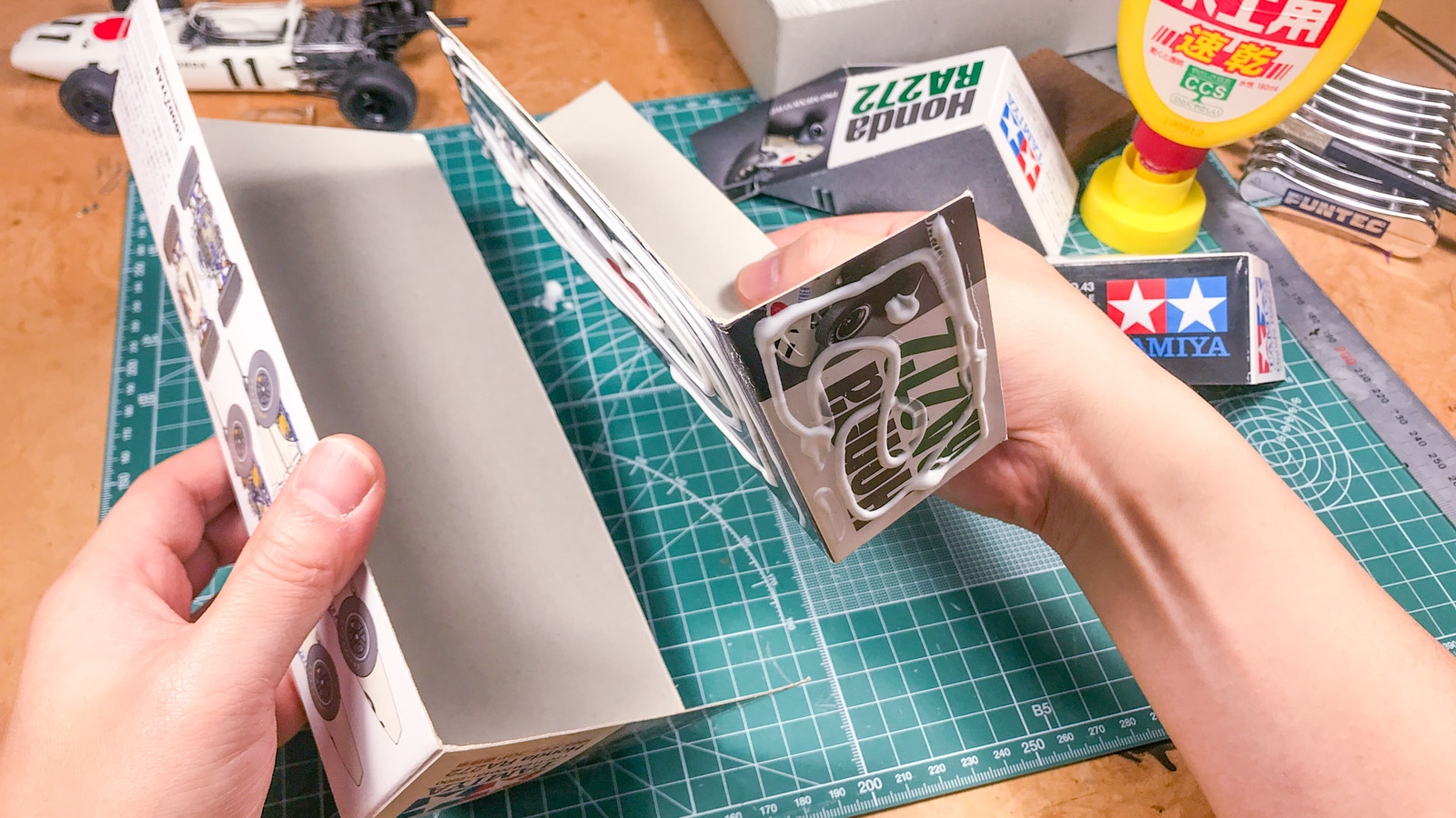 さぁ、どんどんしまっちゃうからね！／作ったプラモの専用箱を作ろう