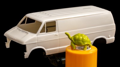 亀の時代のアメリカンカープラモ／MPC Turtle Wax 1982 Dodge Van Custom