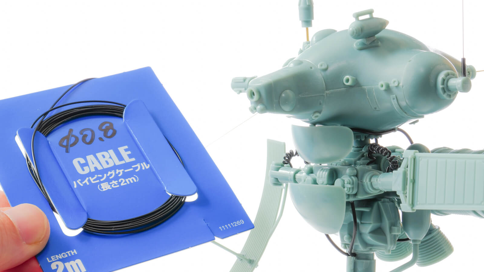 バイクのプラモデルに入ってるパイプとは違うんだぜ／タミヤの「パイピングケーブル」で幸せモデリング！