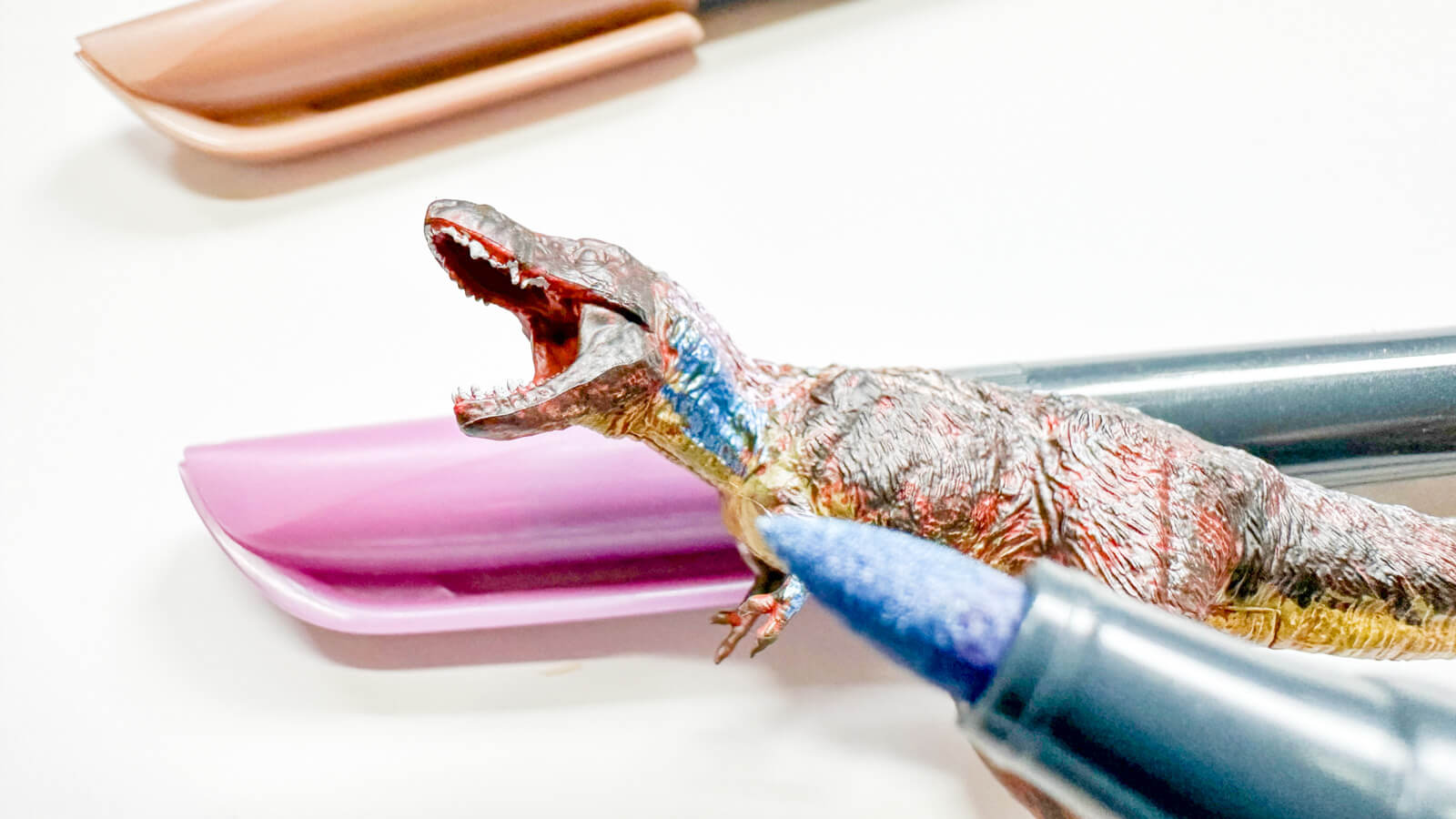 ドライブラシが楽しくてしょうがないプラモデル／海洋堂の