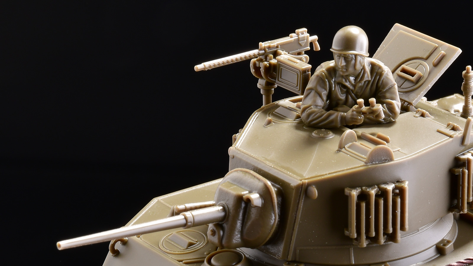 SS18505 1/18 ミリタリーモデルアメリカM 3 A 1スチュアート軽戦車