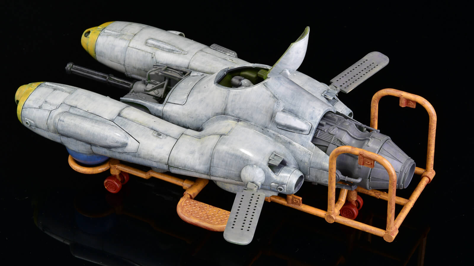 水性ホビーカラーの難色・オレンジは「水性ホビーカラー HJ