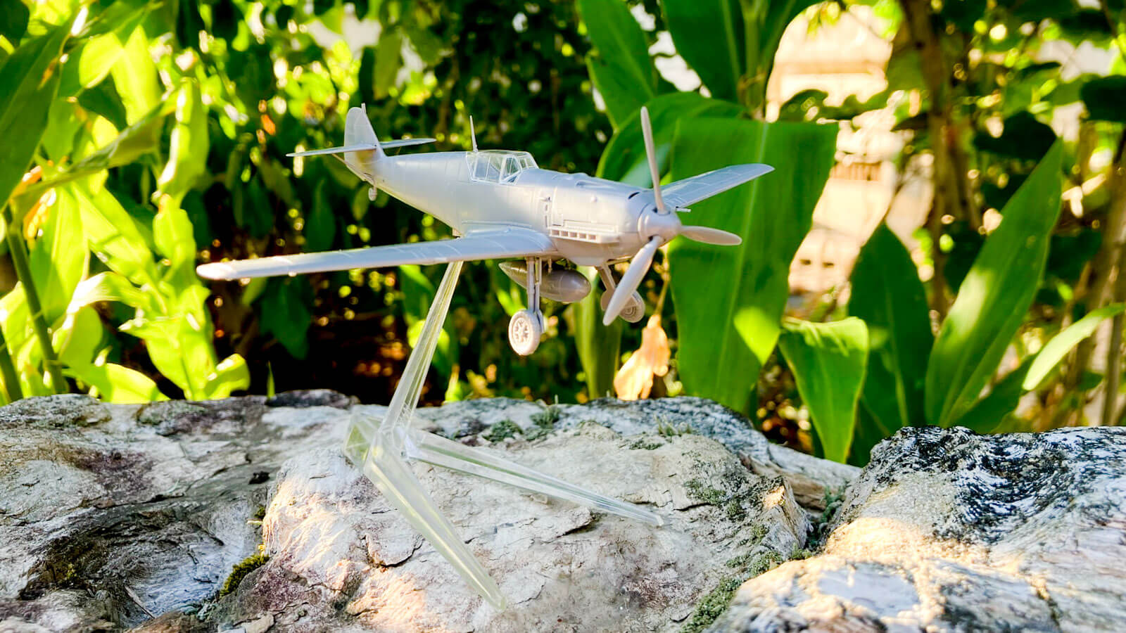 置いたところが「空」になる／タミヤのメッサーシュミット Bf109 E-4/7 レビュー！