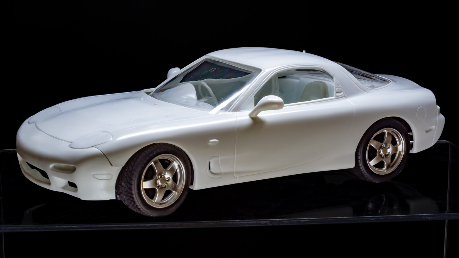 プラモデルに同梱されたメッキシールに魅せられて／アオシマ アンフィニRX-7 FD3S