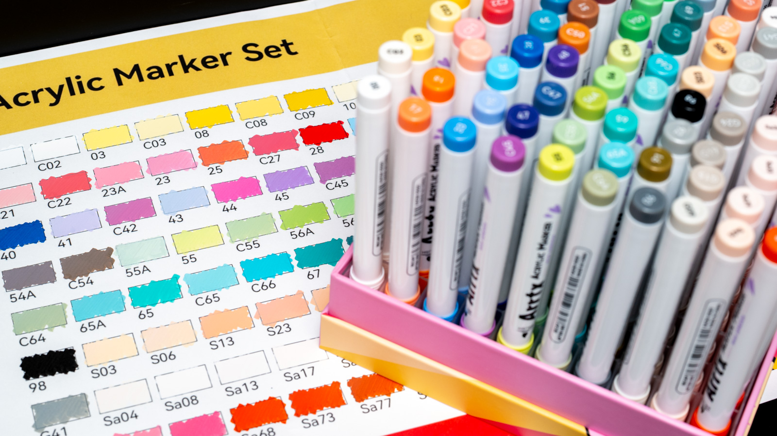 アクリルマーカーでプラモデルを塗るなら絶対にカラーチャートを作るべし！