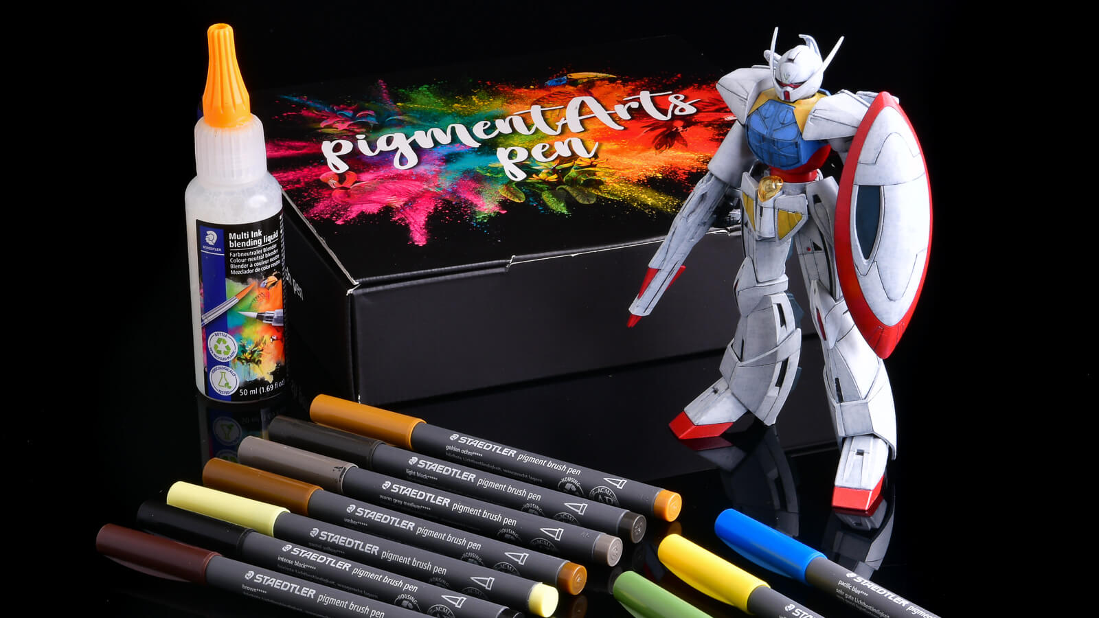 【レビュー】いつでもブレンディング！ウェザリングから鮮やかなフィルタリングにも、ステッドラー「ピグメントブラッシュペン」をトライアル！