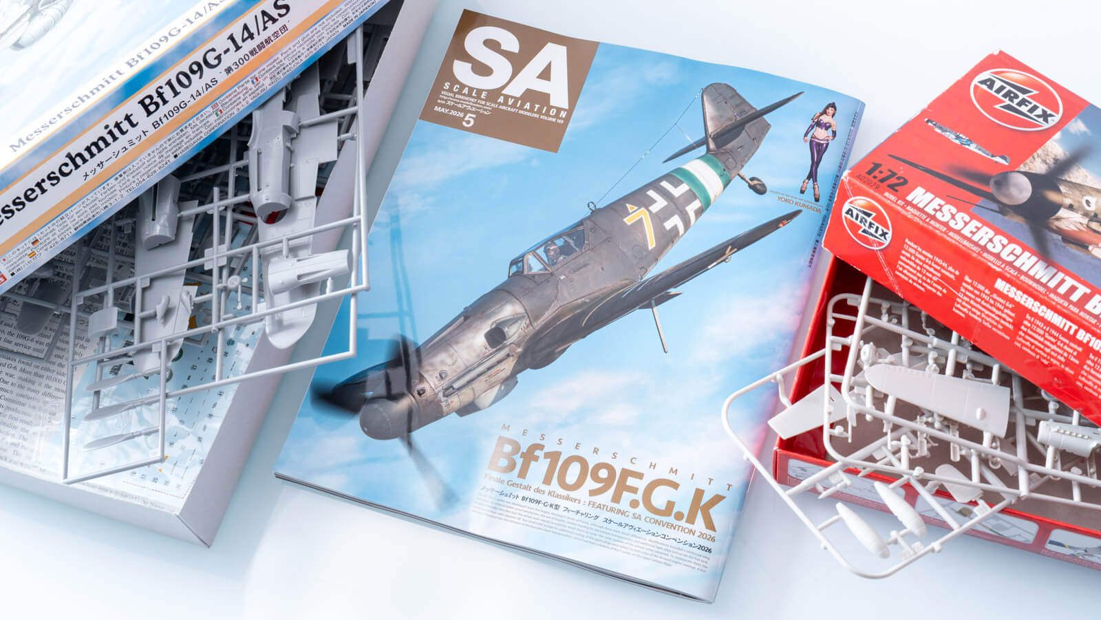 ザクの夕暮れ、ドイツの意地／プラモデルで辿るメッサーシュミットBf109の後期型。