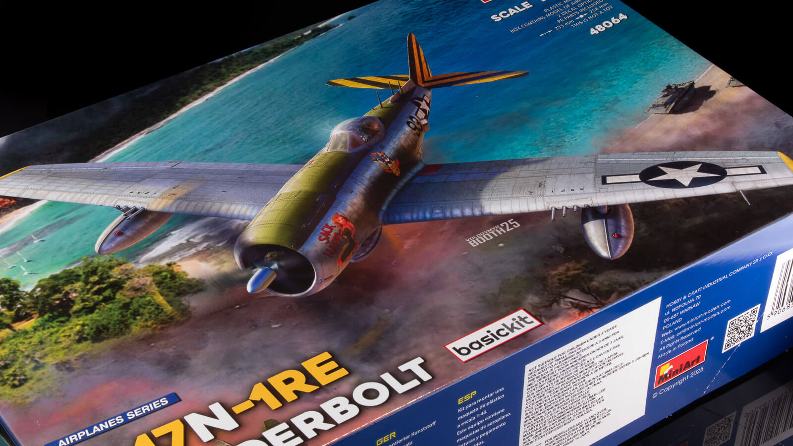 【キットレビュー】「ミニアート基準のベーシック」で触れる極上のサンダーボルト／1/48 P-47N-1RE サンダーボルト ベーシックキット