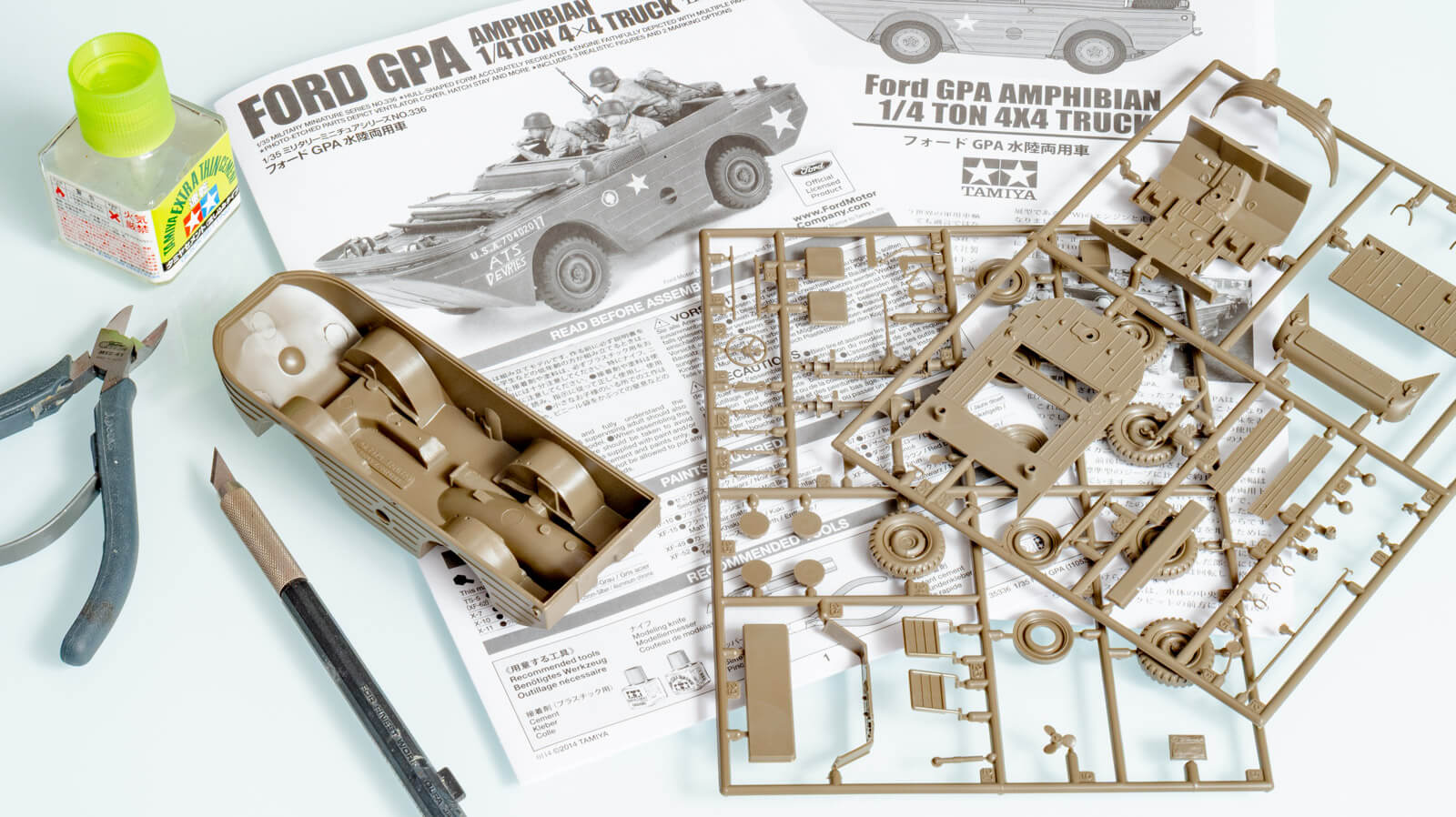 【レビュー】タミヤが小さな車体に託した「40年越しの握手」／初版のポテンシャルをいまに伝えるフォードGPAの組み味