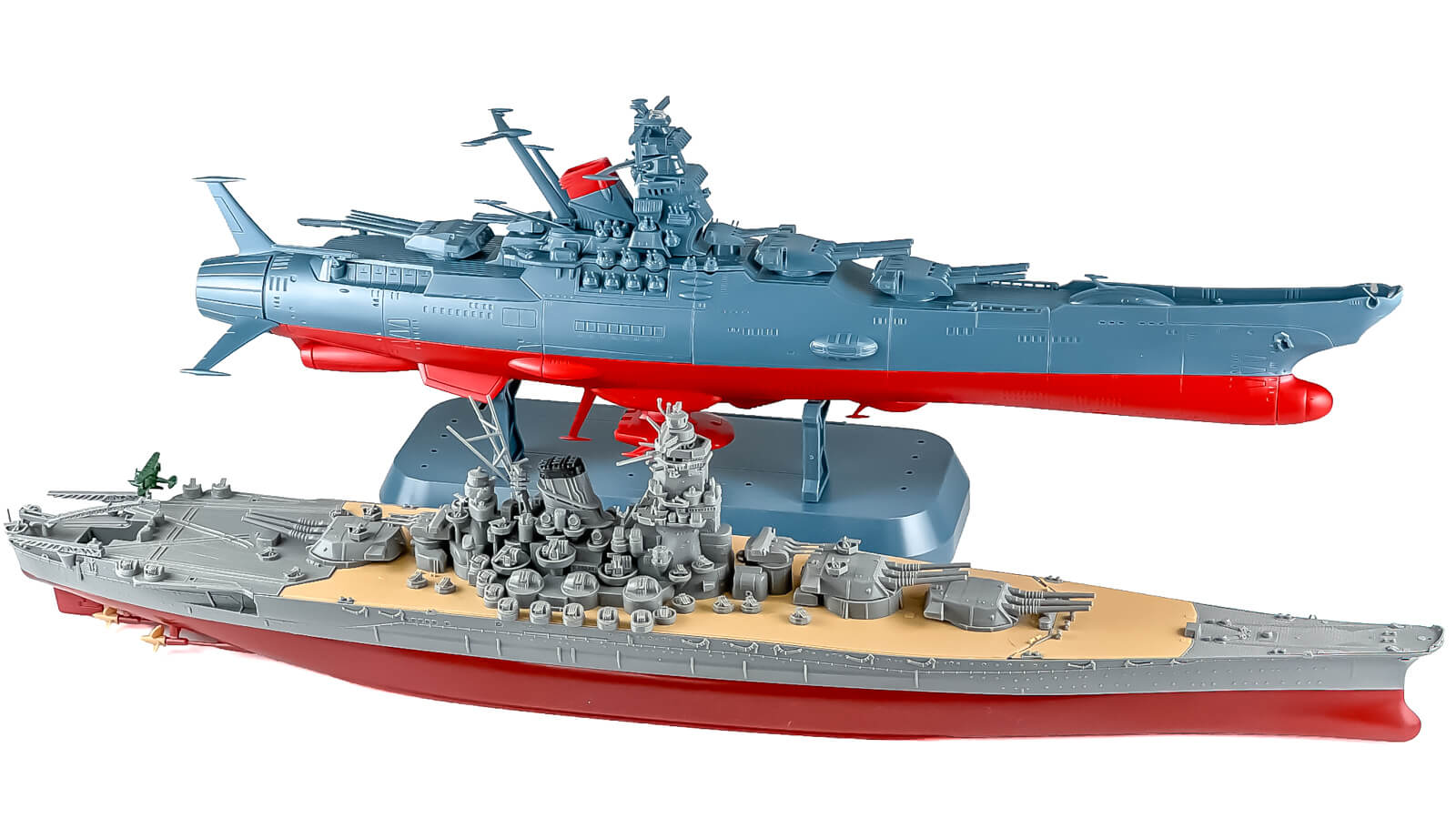 庵野秀明 宇宙戦艦ヤマト 1/700 プラモデル レビュー】同じスケールの