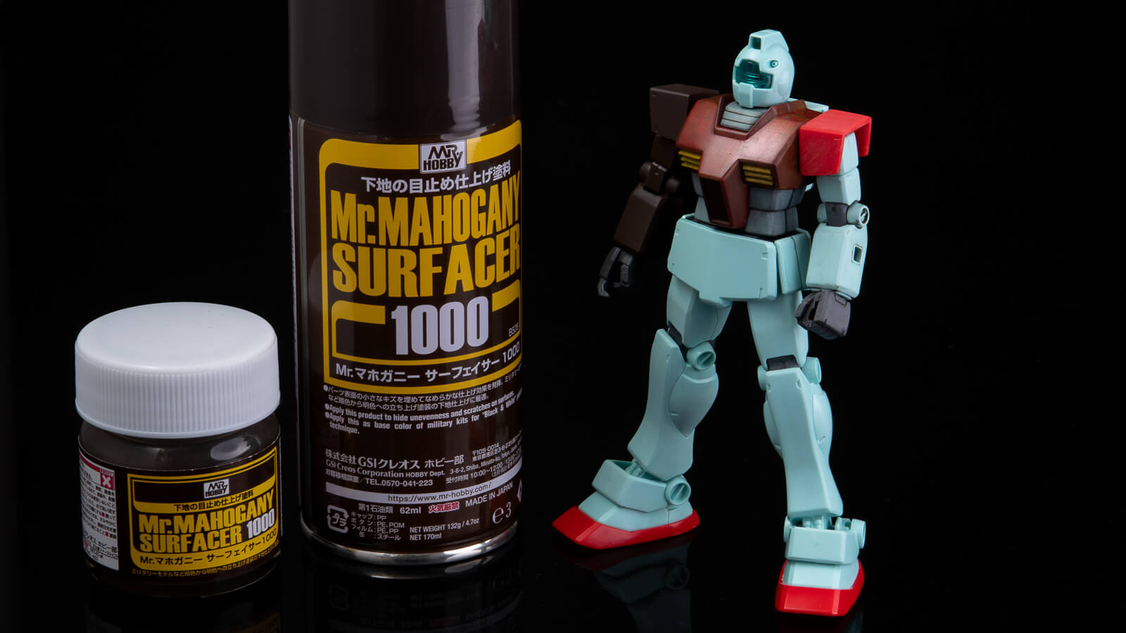 【工具レビュー】あなたの定番サフに“マホガニー”を。ガンプラにもミリタリーモデルにもバッチリ似合います／「Mr.マホガニーサーフェイサー」